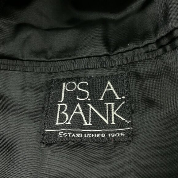 Jos A Bank Cashmere Sport Coat 40R Black Blazer Jacket - Picture 5 of 11